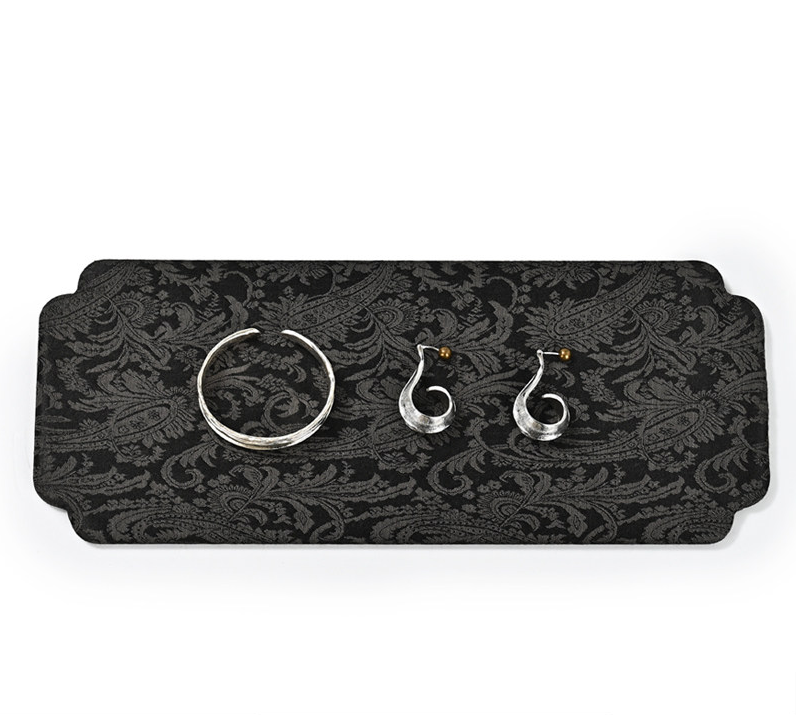 OIRLV Fashion Polychrome Silk Jewelry Display Tray：P228