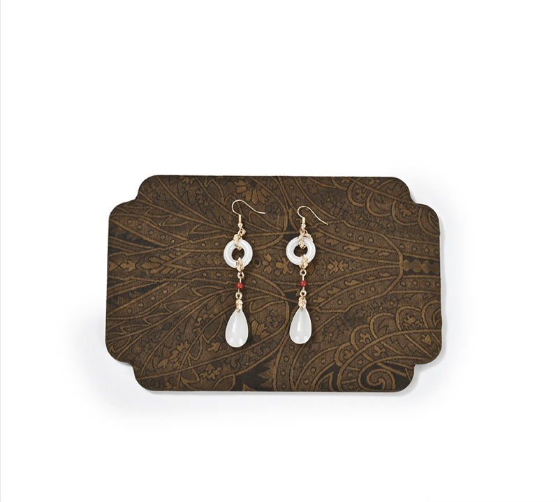 OIRLV Fashion Polychrome Silk Jewelry Display Tray：P228