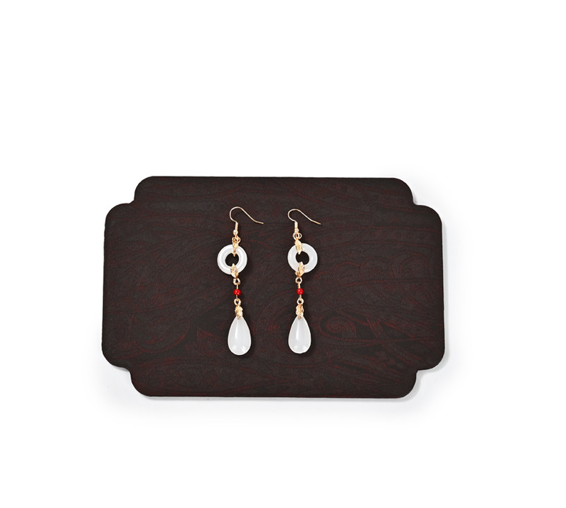 OIRLV Fashion Polychrome Silk Jewelry Display Tray：P228
