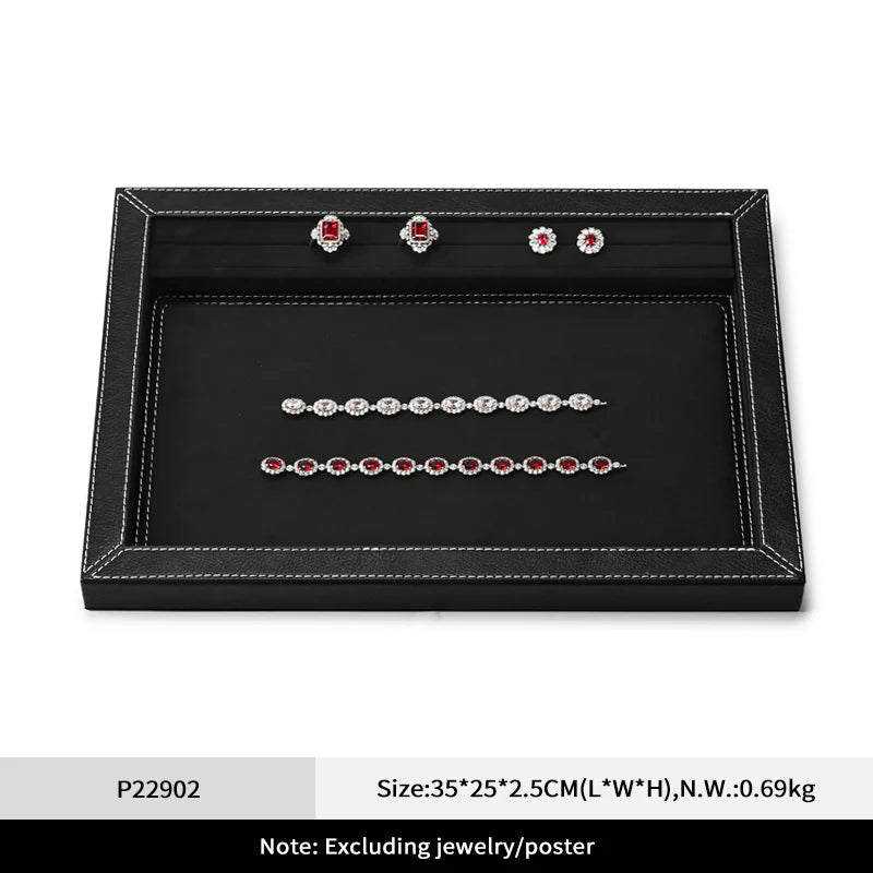 High End Luxury Stitching Jewelry Display Tray P229