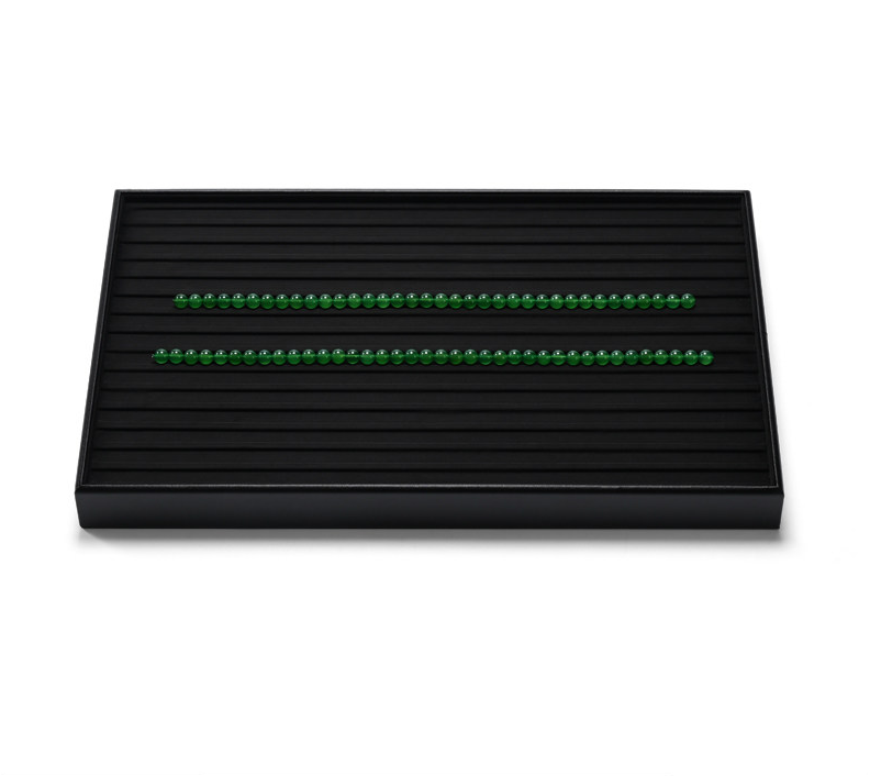 New arrival Black PU Leather Jewelry Display Tray：P231