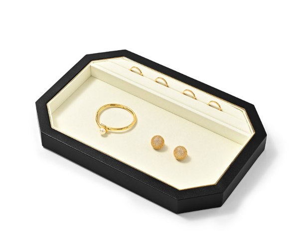 OIRLV Fashion Polychrome PU leather Jewelry Display Set :P234