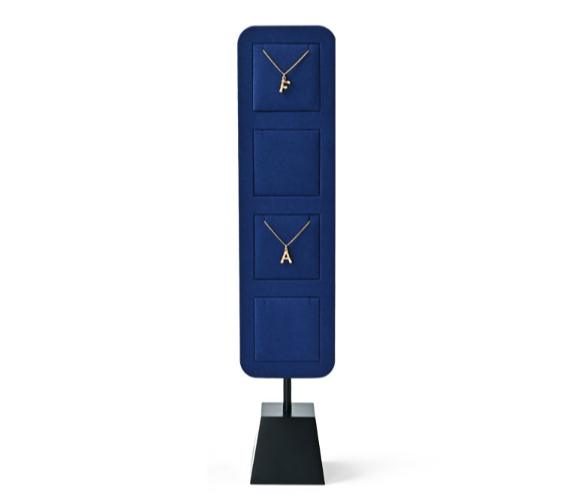 OIRLV  fashion Blue and Black Baking paint jewelry holder: PU107