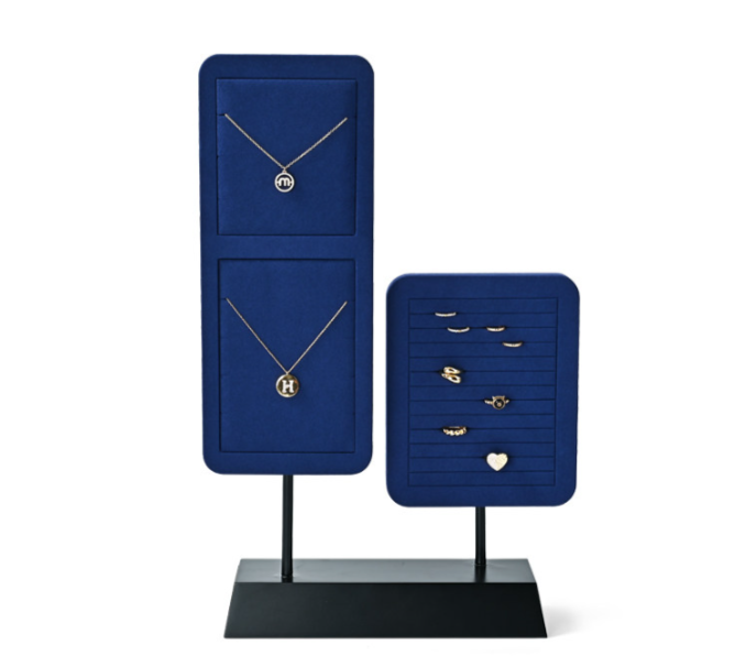 OIRLV  fashion Blue and Black Baking paint jewelry holder: PU107