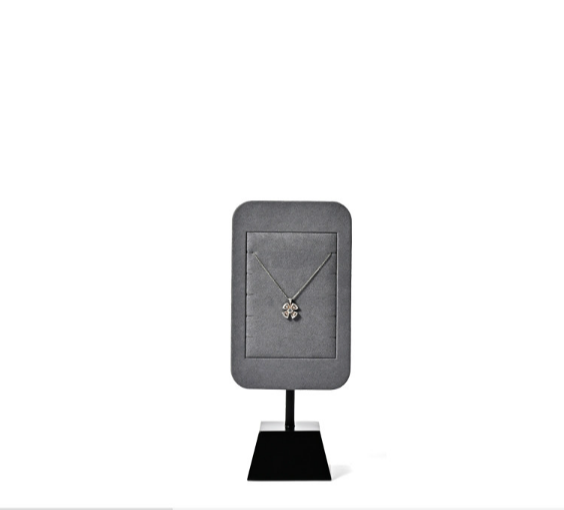 OIRLV Hot sale Dark grey Baking paint Jewelry display stand: PU109
