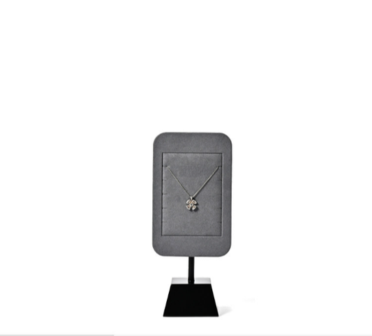 OIRLV Hot sale Dark grey Baking paint Jewelry display stand: PU109