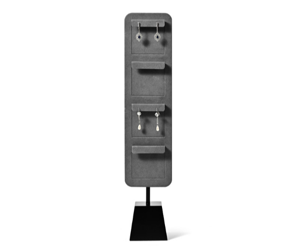 OIRLV Hot sale Dark grey Baking paint Jewelry display stand: PU109