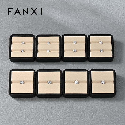 OIRLV New arrival Beige Microfiber Jewelry display tray