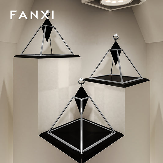 Oirlv High quality Black Microfiber Ring display stand:JS136