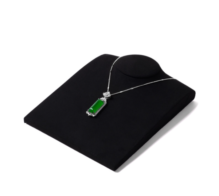 OIRLV Multiple colors available Microfiber Jewelry portrait stand