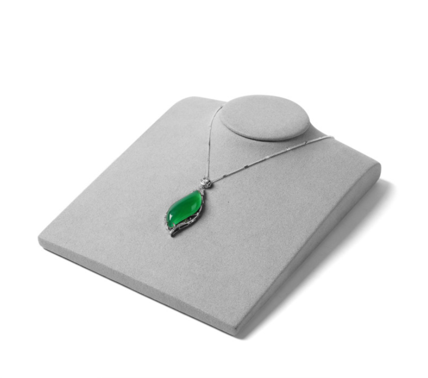 OIRLV Multiple colors available Microfiber Jewelry portrait stand