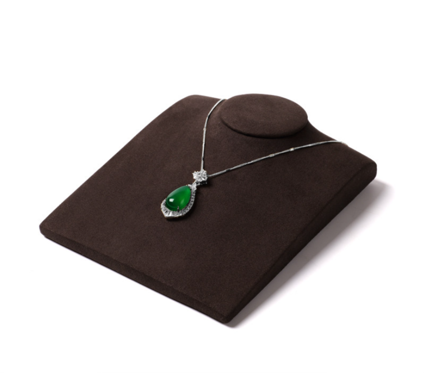 OIRLV Multiple colors available Microfiber Jewelry portrait stand