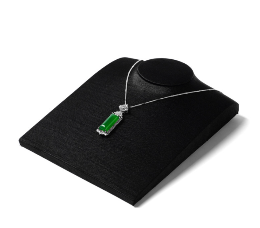 OIRLV Multiple colors available Microfiber Jewelry portrait stand
