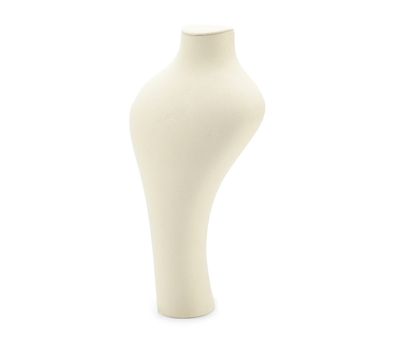 OIRLV Fashion BEIGE Microfiber Jewelry display set :TT468