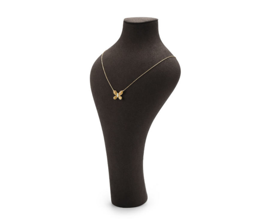 OIRLV Wholesale Coffee Microfiber Jewelry display set :TT469