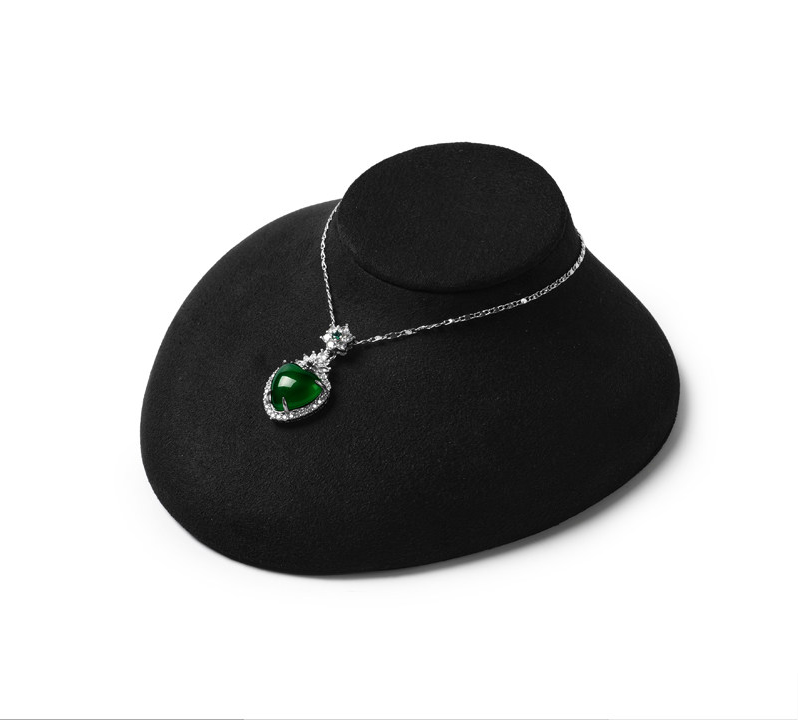 OIRLV High quality white Microfiber mannequin jewelry display:RX085