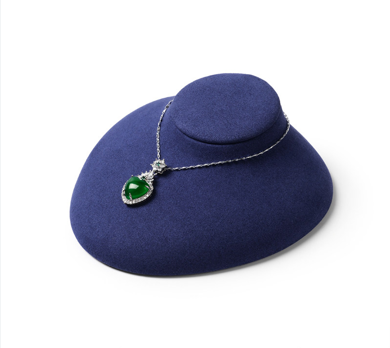 OIRLV High quality white Microfiber mannequin jewelry display:RX085