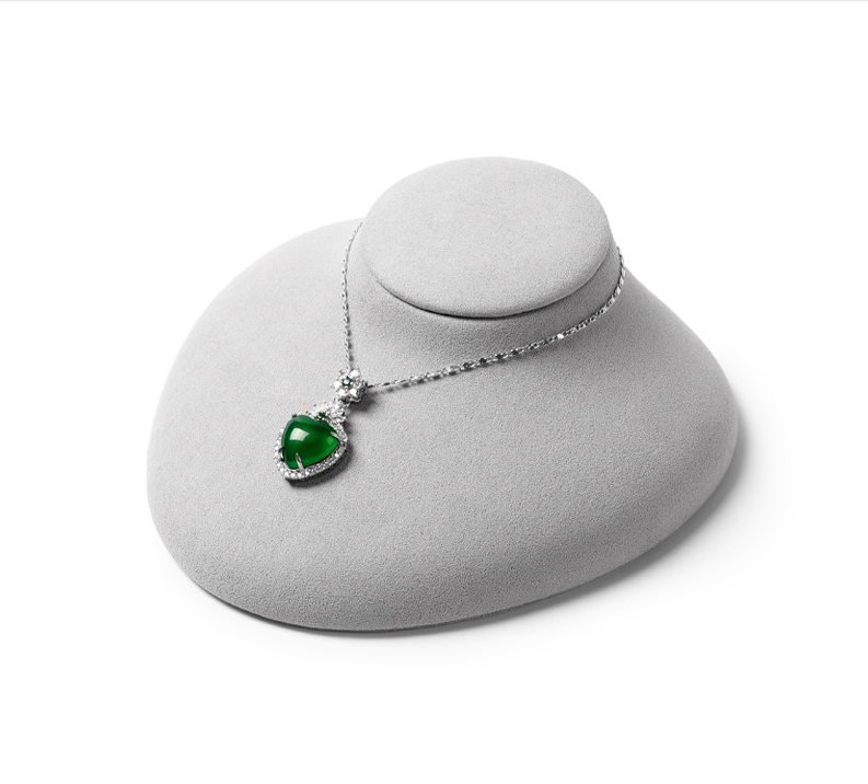 OIRLV High quality white Microfiber mannequin jewelry display:RX085