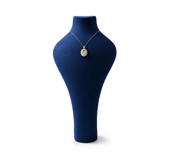 OIRLV Wholesale Blue Microfiber Jewelry display set : TT363