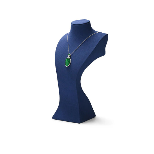 Elegant Microfiber Necklace Bust Display Stand RX093