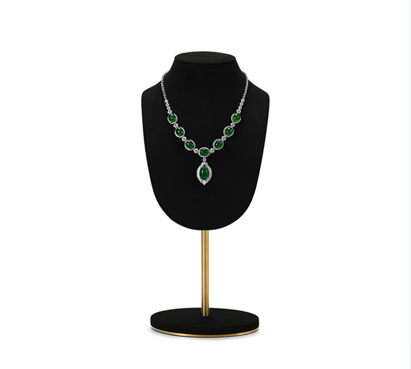 OIRLV Wholesale polychrome microfiber jewelry bust : RX101