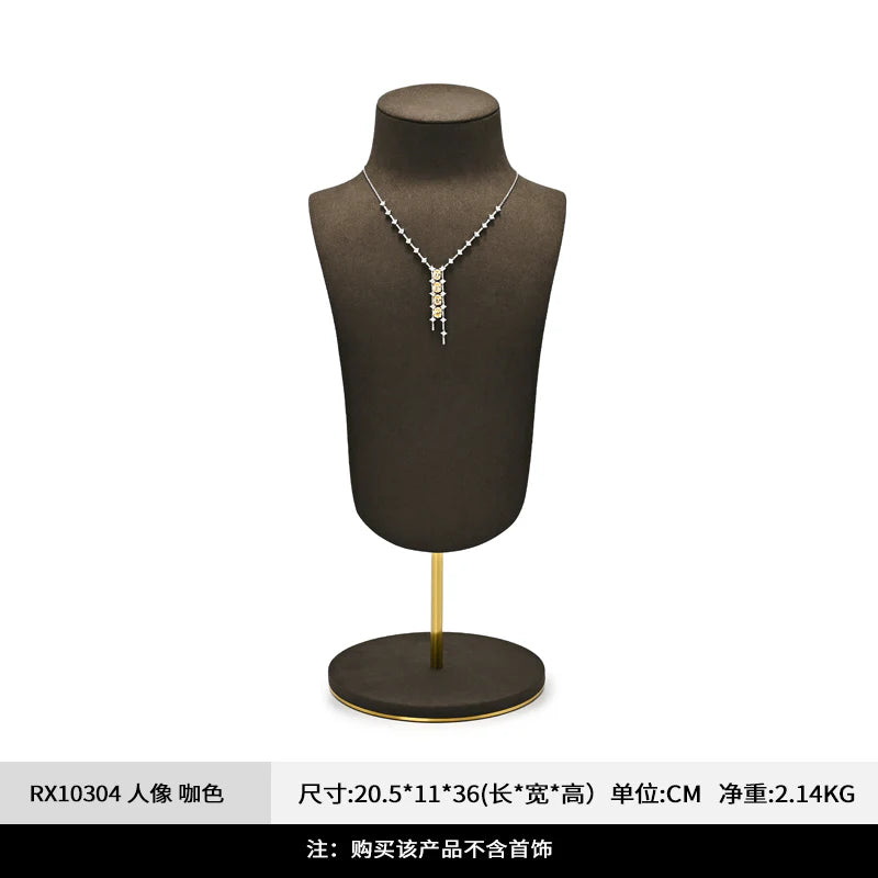 Neck Neck Metal Jewelry Neck Model Display Props RX103