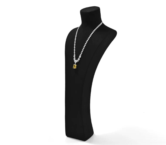 OIRLV Fashion Microfiber Jewelry Portrait Stand : RX109