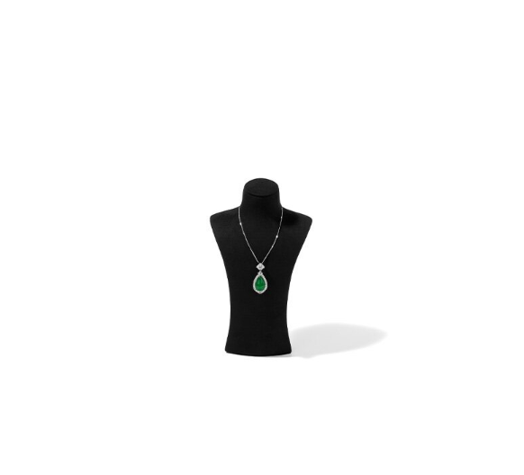 OIRLV Fashion Microfiber Polychrome Jewelry Bust ：RX120