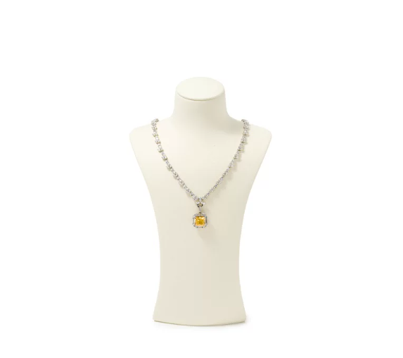 OIRLV Fashion Microfiber Polychrome Jewelry Bust ：RX120