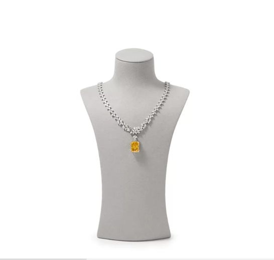 OIRLV Fashion Microfiber Polychrome Jewelry Bust ：RX120