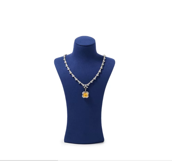 OIRLV Fashion Microfiber Polychrome Jewelry Bust ：RX120