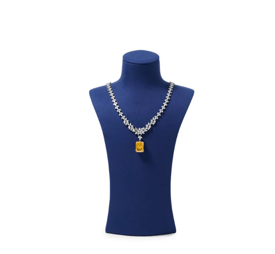 OIRLV Fashion Microfiber Polychrome Jewelry Bust ：RX120