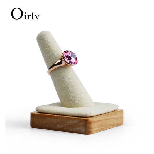 New Solid Wood Ring Jewelry Display Stand SM044