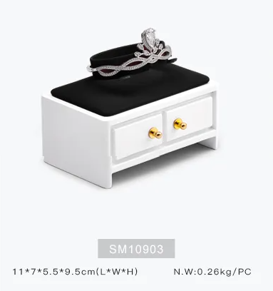 OIRLV Custom colour solid wood jewellery display set : SM109