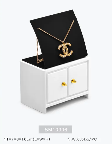 OIRLV Custom colour solid wood jewellery display set : SM109