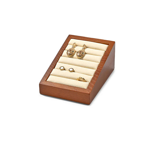 Solid Wood Jewelry Ring Display Stand SM216