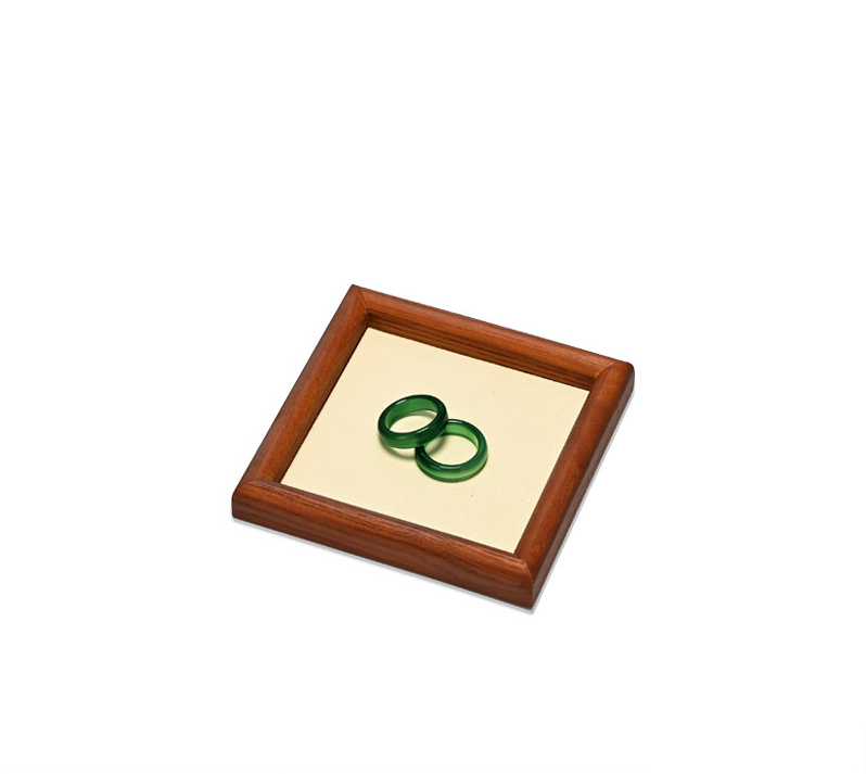 OIRLV Hot sale dark gray Solid wood Jewelry Display Plate : SM234