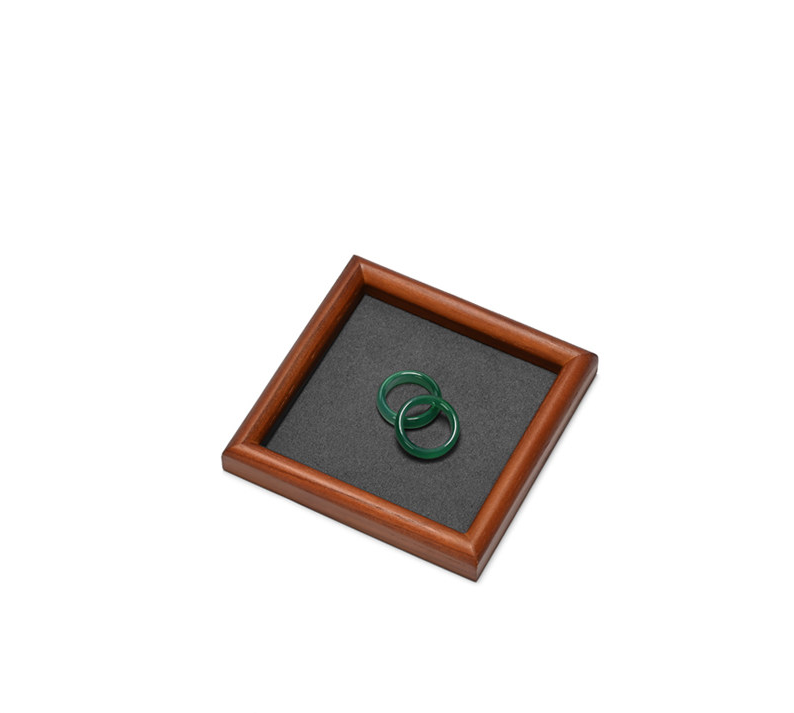 OIRLV Hot sale dark gray Solid wood Jewelry Display Plate : SM234