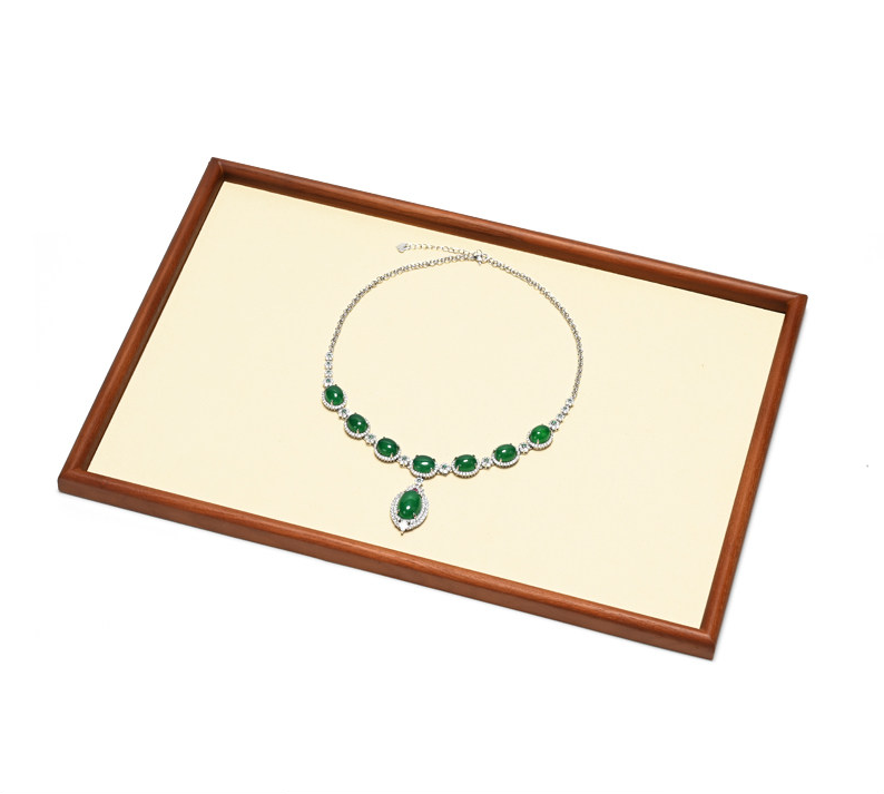 OIRLV Hot sale dark gray Solid wood Jewelry Display Plate : SM234