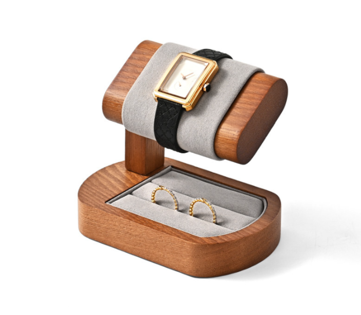 OIRLV High quality gray solid wood Watch display stand ： SM236