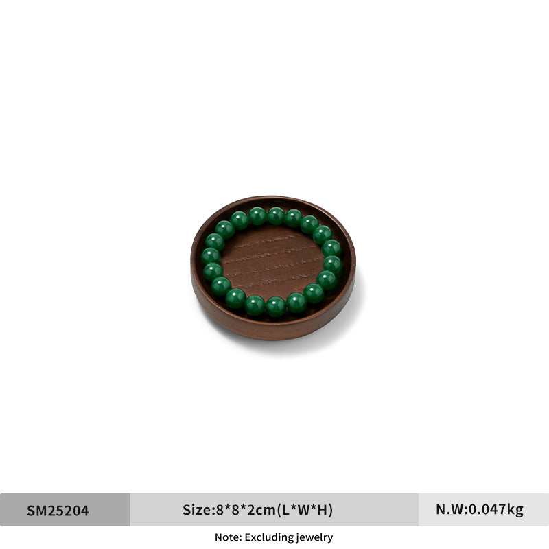 OIRLV Fashion Wooden Wood Color Jewelry Display Tray ：SM252