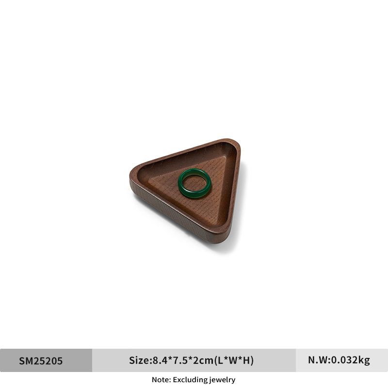 OIRLV Fashion Wooden Wood Color Jewelry Display Tray ：SM252