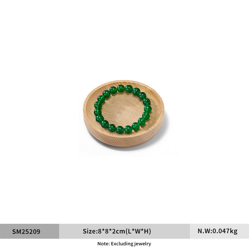 OIRLV Fashion Wooden Wood Color Jewelry Display Tray ：SM252