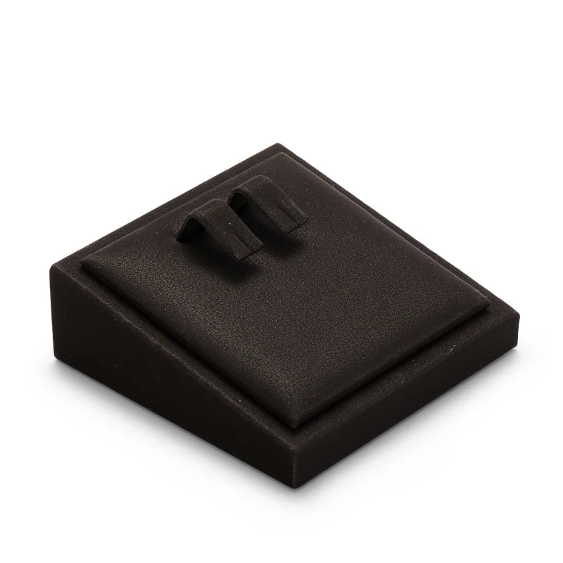 OIRLV Metal frame jewelry display set with black leather TT066