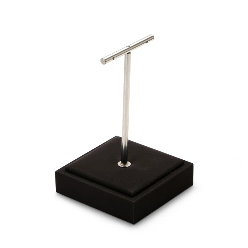 OIRLV Metal frame jewelry display set with black leather TT066