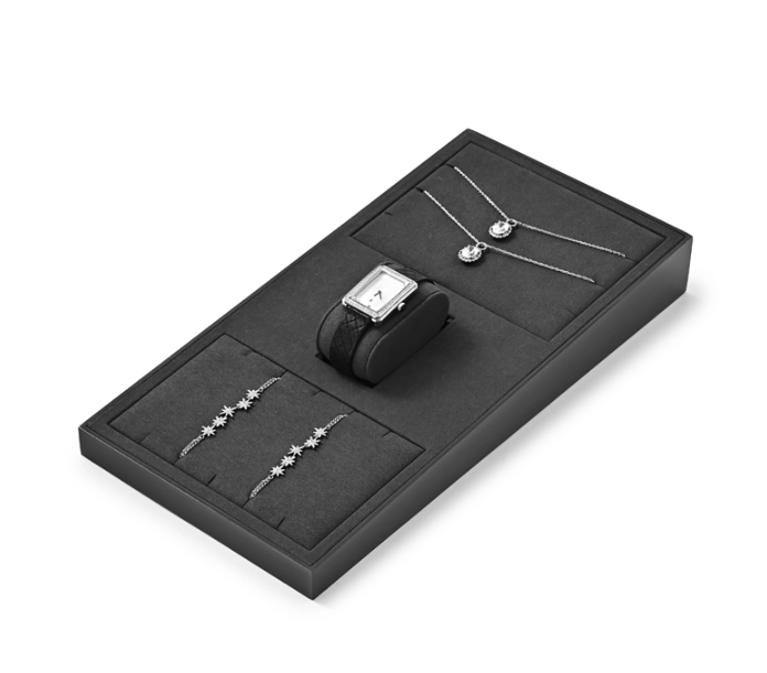 OIRLV Gray Microfiber Jewelry display set : TT187