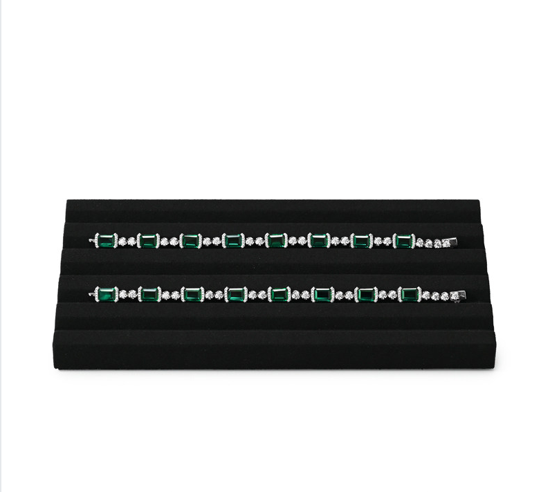 OIRLV Wholesale Black Microfiber Jewelry display set : TT224