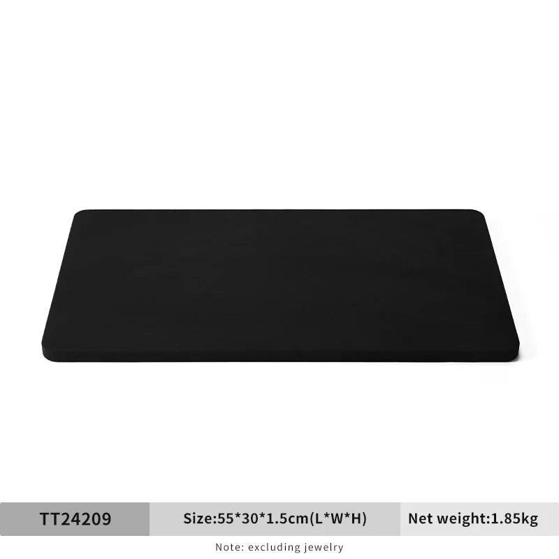 Microfiber necklace ring watch earring display props jewelry display set TT467