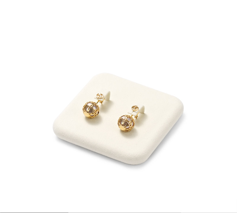 OIRLV luxury BEIGE colour microfiber jewelry display set :TT274