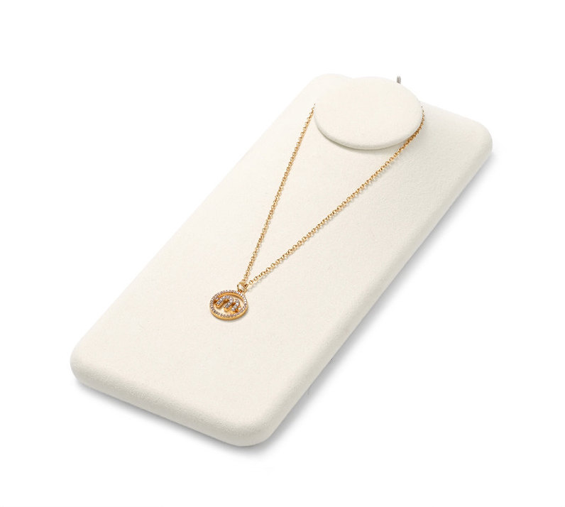 OIRLV luxury BEIGE colour microfiber jewelry display set :TT274